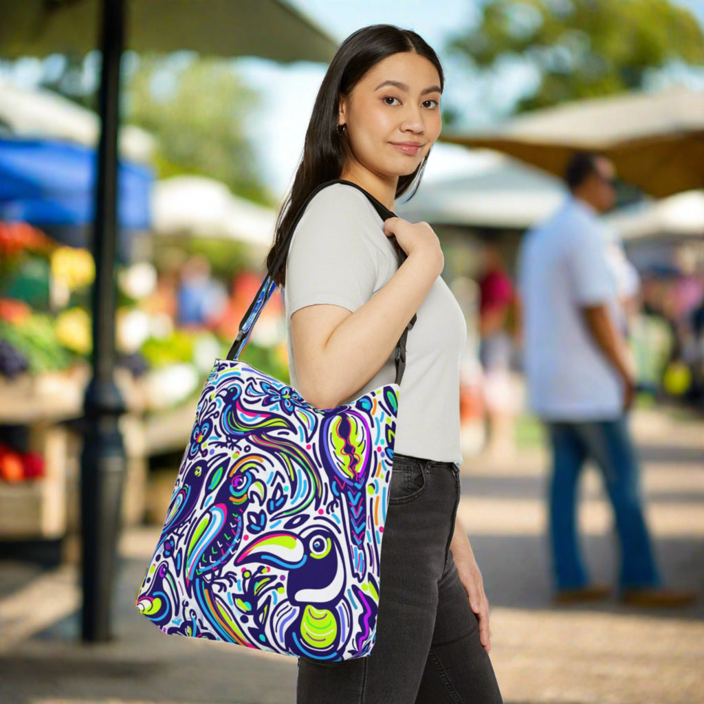 ALOHA SUMMER - Adjustable Tote Bag.