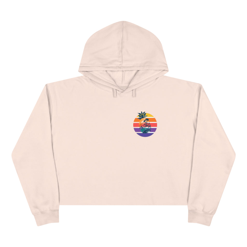 ALOHA PINEAPPLE - Cropped Hoodie.