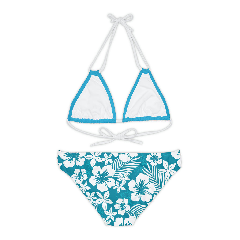 BLUE HAWAII - Strappy Bikini Set.