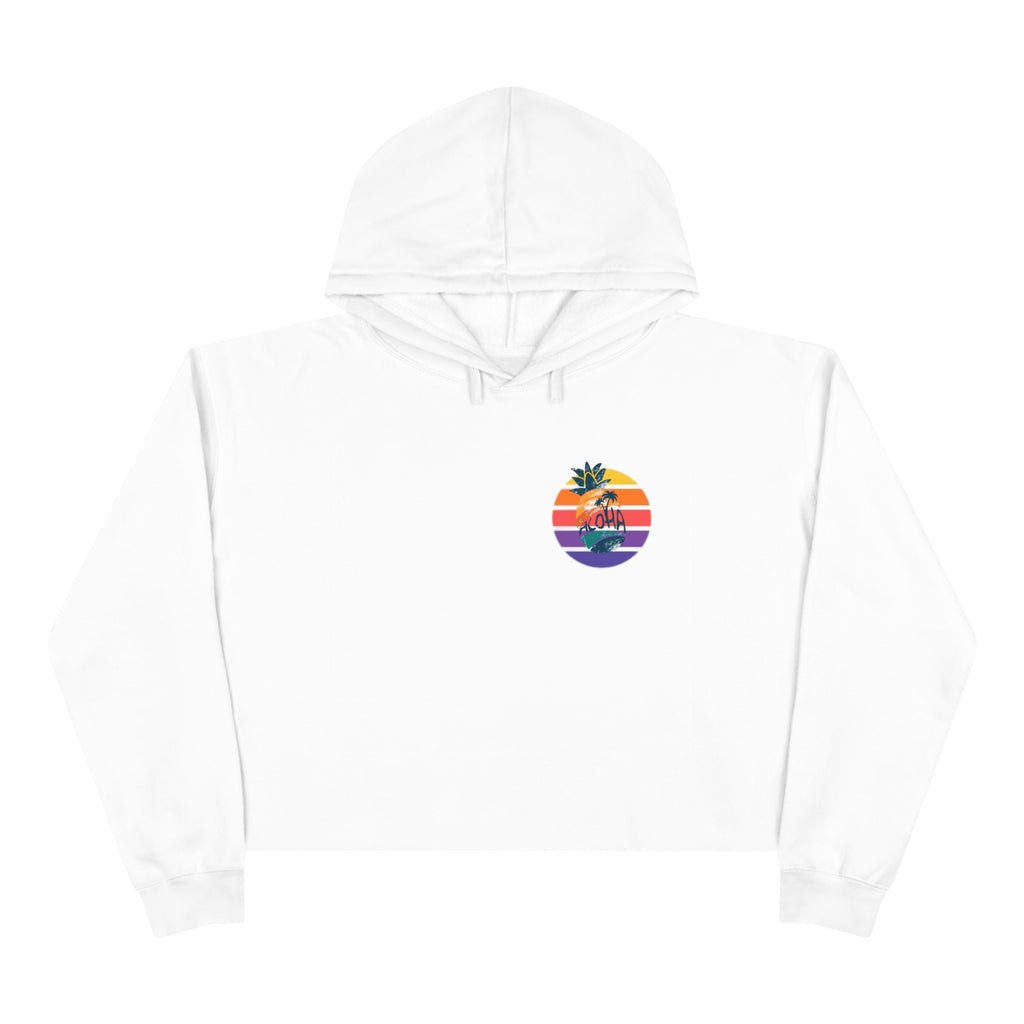 ALOHA PINEAPPLE - Cropped Hoodie.