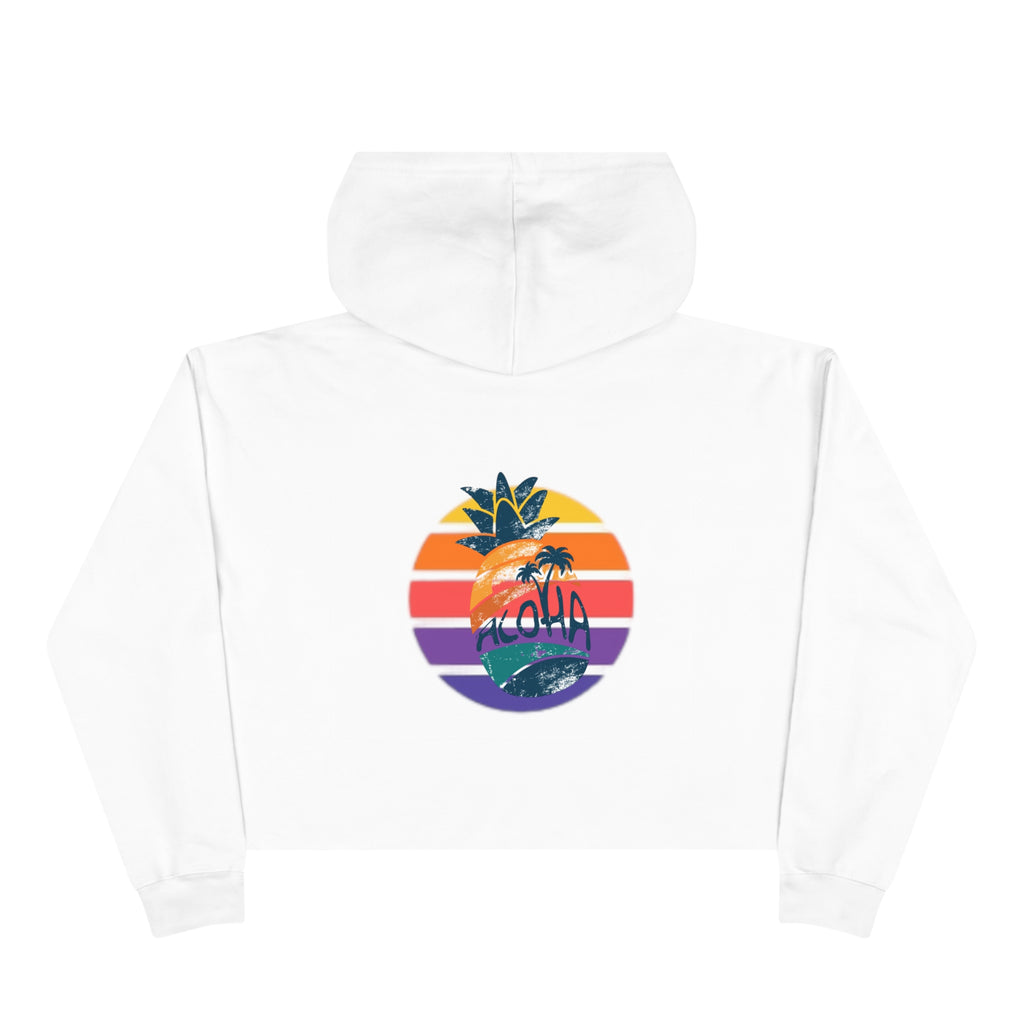 ALOHA PINEAPPLE - Cropped Hoodie.