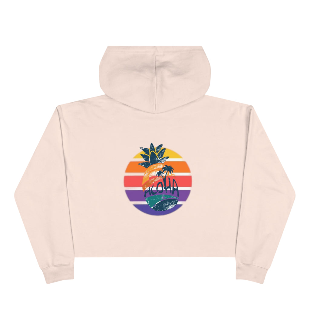 ALOHA PINEAPPLE - Cropped Hoodie.