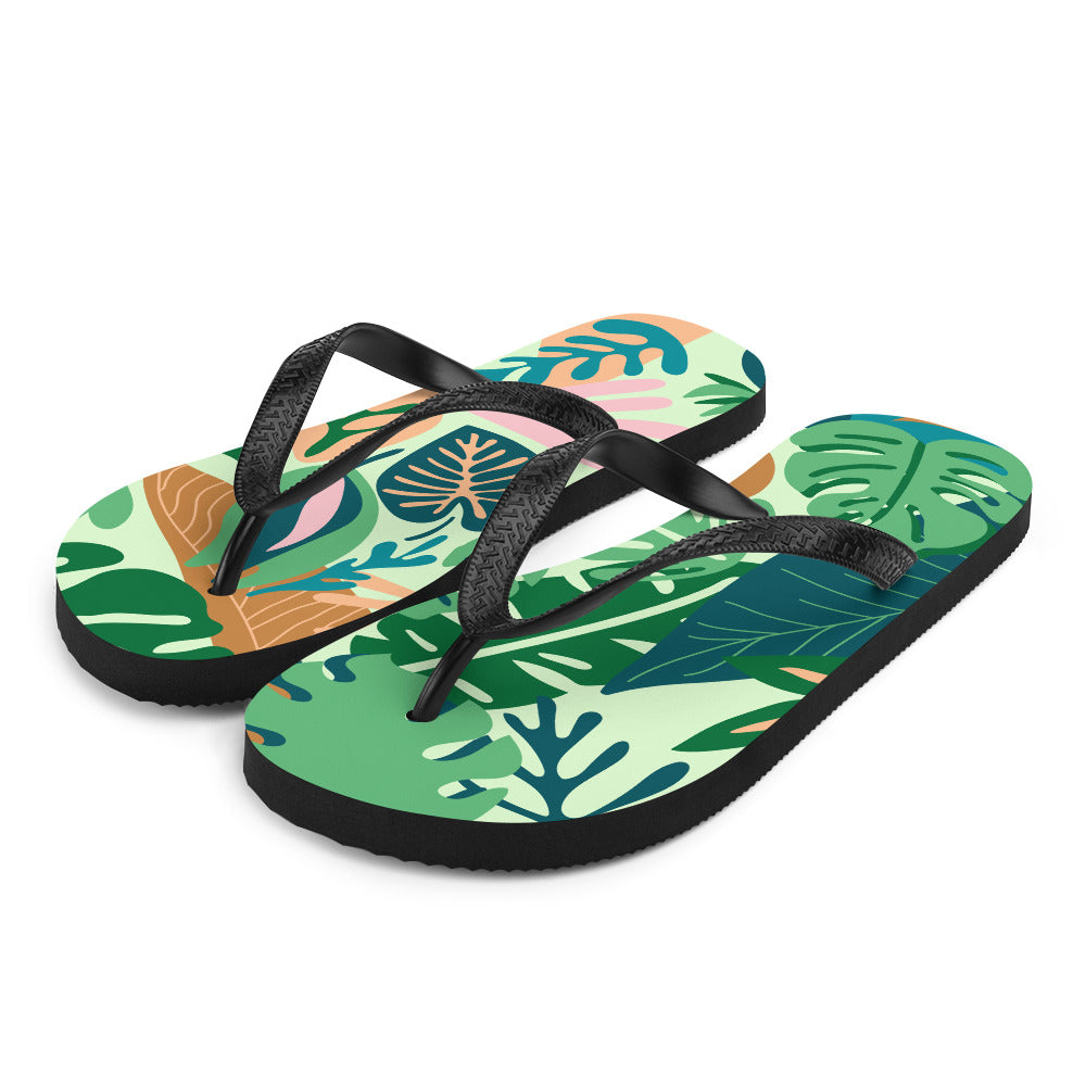 RAIN FOREST VIBES - Flip Flops.