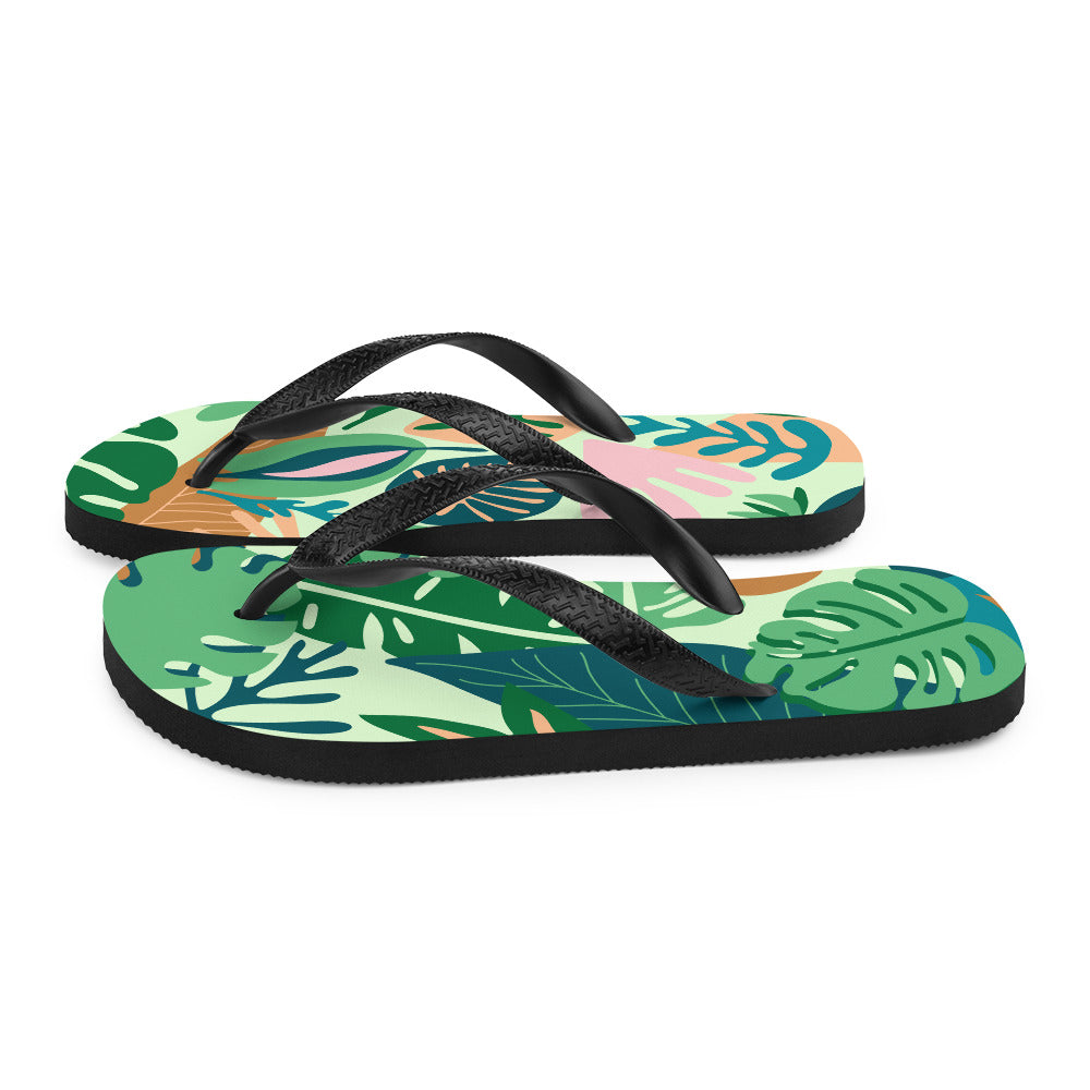 RAIN FOREST VIBES - Flip Flops.