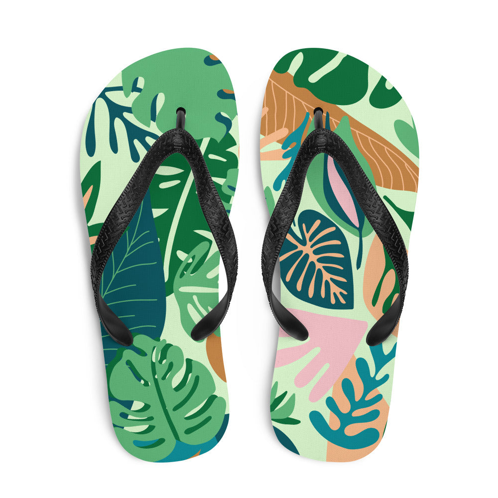 RAIN FOREST VIBES - Flip Flops.