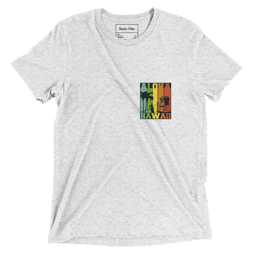 Gray aloha hawaii t-shirt