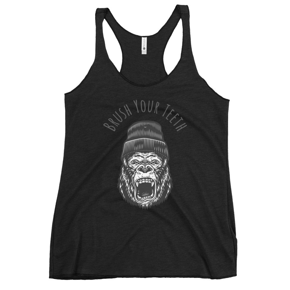 BRUSH YOUR TEETH - Women's Racerback Tank.