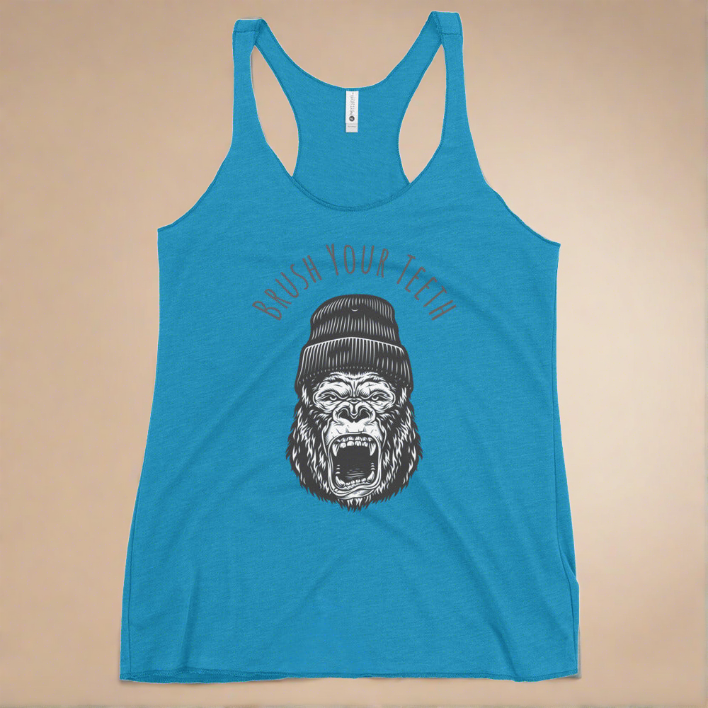 BRUSH YOUR TEETH - Women's Racerback Tank.